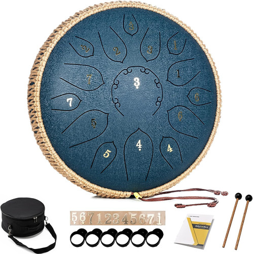 Steel tongue drum note 12 - steel,