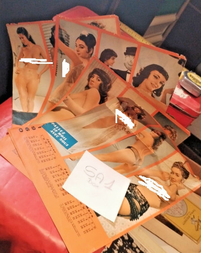 Calendario 1960 francia nudo - calendario,