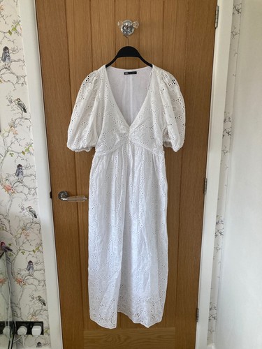 Abito zara bianco con - zara,