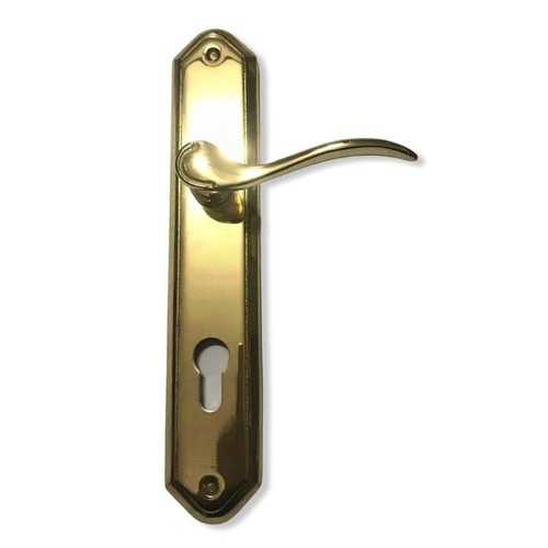 Maniglia ottone con placca - maniglia,