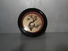 Quadro cinese in pietre dure giada corallo e corniola anni 70