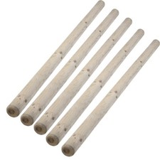 VERDELOOK 5 PALI ROTONDI IN LEGNO SENZA PUNTA, DIAMETRO 8CM ALTEZZA 200CM