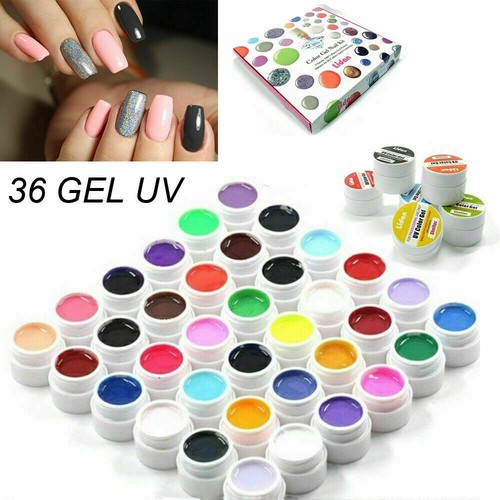 Kit pure gel colorati - 36, uv