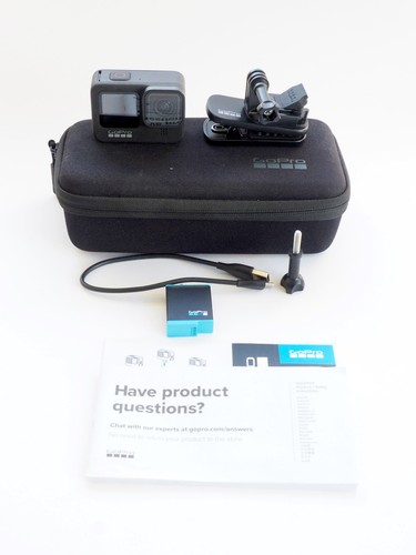 Gopro nera con custodia - 9, e