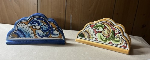 Portatovaglioli ceramica di - portatovaglioli, in