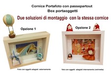 Cornice Bianca, Box 3D, con