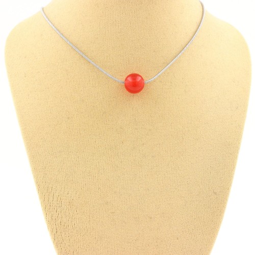 Collana perla calcedonio - 1,