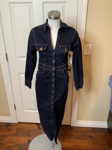 Abito zara blu scuro denim - zara,