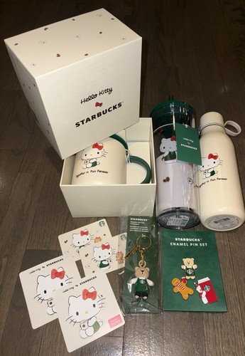 Starbucks hello kitty set - starbucks,