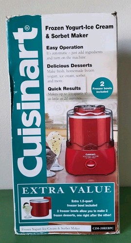 Cuisinart 5qt frozen - •, 1,5qt