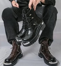 Stivali alti Oxford uomo