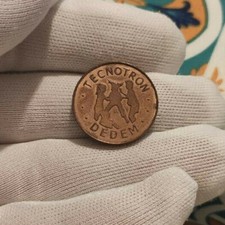 Italia, Bambini e TECNOTRON DEDEM cavallo da giostra e KIDDIE RIDES gettone