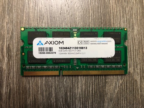 Axiom 8gb pc3 12800 - pc3,