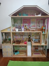 KidKraft Casa delle Bambole in Legno Majestic Mansion con Accessori e Mobili, 4 
