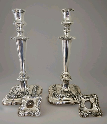 Coppia candelabri antichi - coppia, di