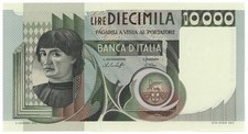 10000 LIRE RITRATTO D'UOMO A