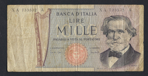 Repubblica italiana rara 1000 - italiana,