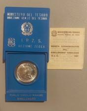 500 LIRE Argento Moneta