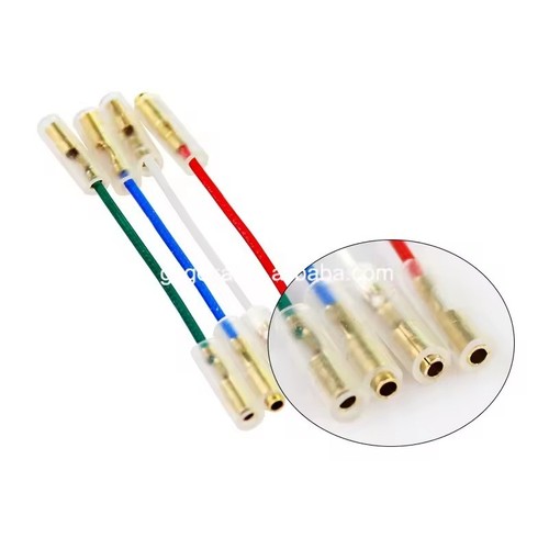 Headshell lead wires gold - 4,