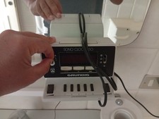 Radio sveglia vintage Grundig Tedesca modernariato anni 70