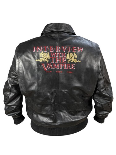 Bomber vintage pelle nera - vintage,