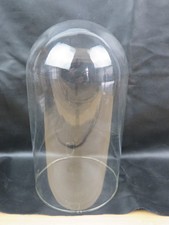 vecchia CAMPANA A CUPOLA IN VETRO SOFFIATO CLOCHE circolare copertura per statue