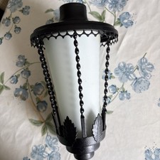 Antico Lampadario In Ferro Battuto  Vintage
