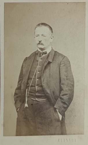 Cdv nino bixio - cdv, alinari