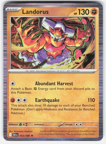 Landorus 053 086 holo - 053/086,