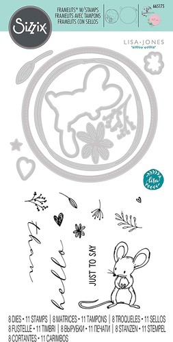 Hello mouse sizzix set - hello,