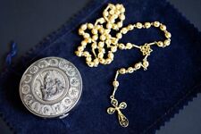 Rosario antico in filigrana