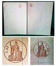 Carta bollata filigranata anno