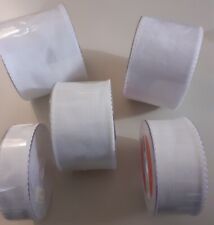 1 METRO BORDO TELA AIDA PUNTO CROCE BIANCO  E COLORI cm 3 - 5 - 7 - 8,5 - 10