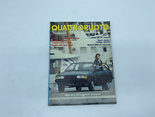 RIVISTA QUATTRORUOTE ANNATA 1981 AGOSTO GIORNALE LIBRO