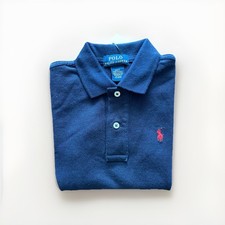 Polo Ralph Lauren Cotton Short Sleeve Polo Shirt Toddler Size 2T Blue NEW