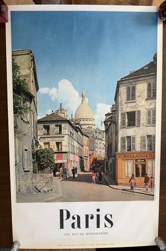 Vintage paris une rue de - vintage,