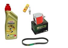 KIT/TAGLIANDO HONDA CN 250 FILTRO ARIA CANDELA OLIO CASTROL 10W40 CINGHIA BANDO