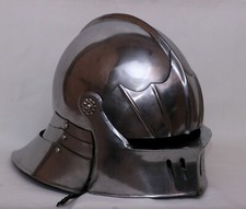 Elmetto medievale acciaio - elmetto,