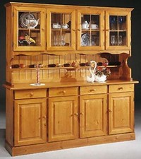 CREDENZA CRISTALLIERA RUSTICA