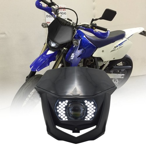 Carena faro led nero per
