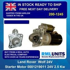 Motorino avviamento per Landrover Wolf 24V NAD000130 NAD500220