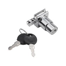 Utile Serratura Porta Scorrevole Argento con Chiavi per Vetrine