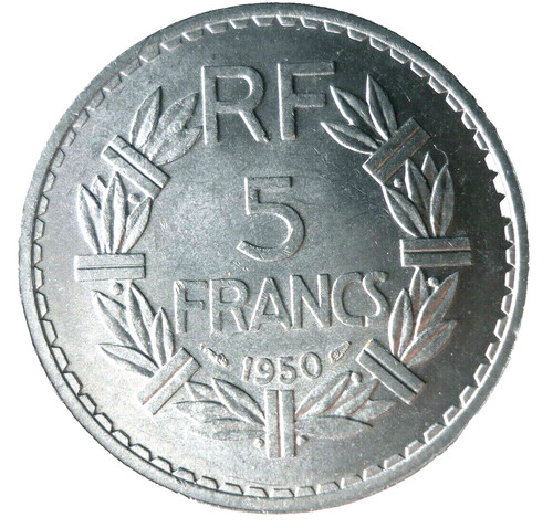 1950 francia franchi au - 5,