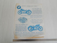 DEPLIANT BROCHURE ORIGINALE BMW R 68 SS 600 cc 51/3 SPORT 500 cc 25/2 250 cc