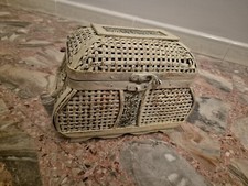 Scatola Contenitore Cofanetto Portagioie Stile Etnico Vimini