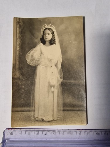 Foto cartolina ritratto bimba - ritratto,