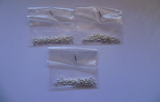 220 pz Schiaccini separatori 2 mm spaziatori color ARGENTO distanziatori BIJOUX