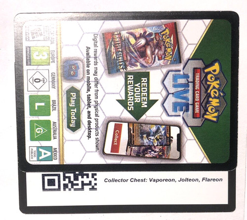 Pokemon online code card - online,