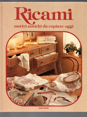 Libro ricami motivi antichi - libro,