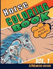 Horse Coloring Book: Colorful